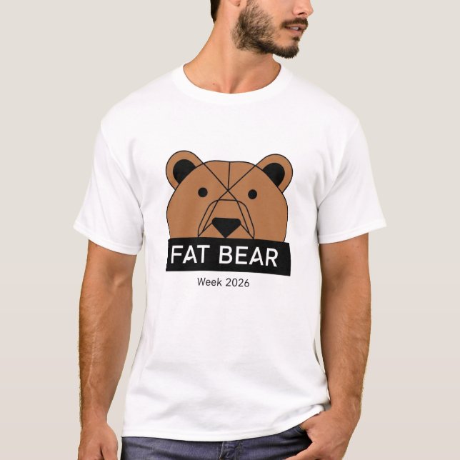 Fat Bear Week 2026 Bear Graphic Nature Wildlife T-Shirt (Front)