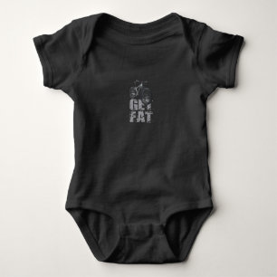fat bike mountain biking gift baby bodysuit
