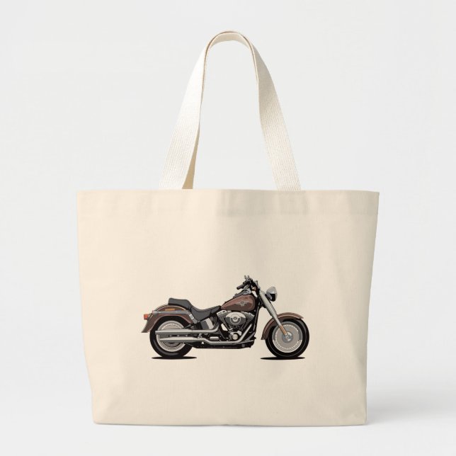 Fat Boy Large Tote Bag (Front)