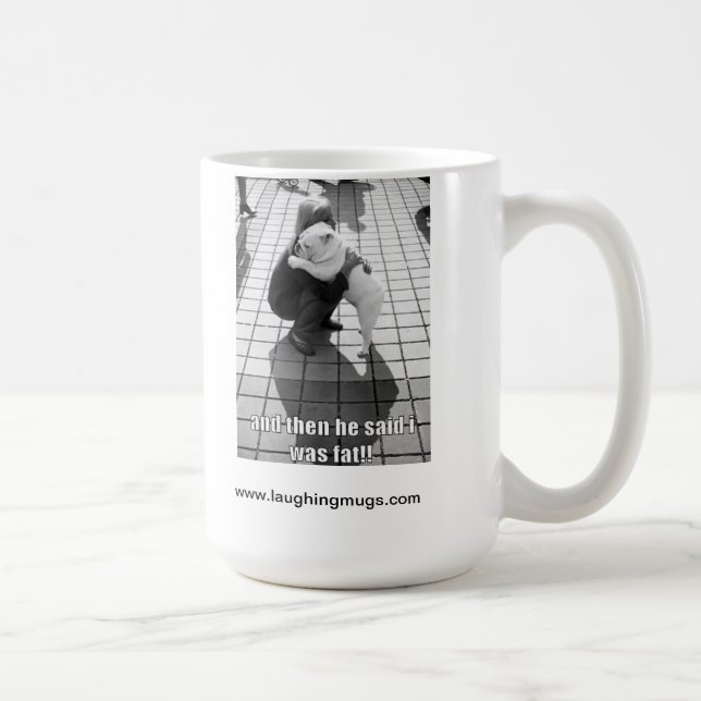 Fat Bulldog Mug (Right)
