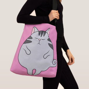 FAT CAT ART CROSS BODY PURSE CROSSBODY BAG