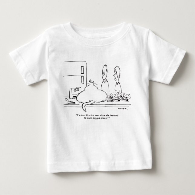 Fat Cat Baby T-Shirt (Front)