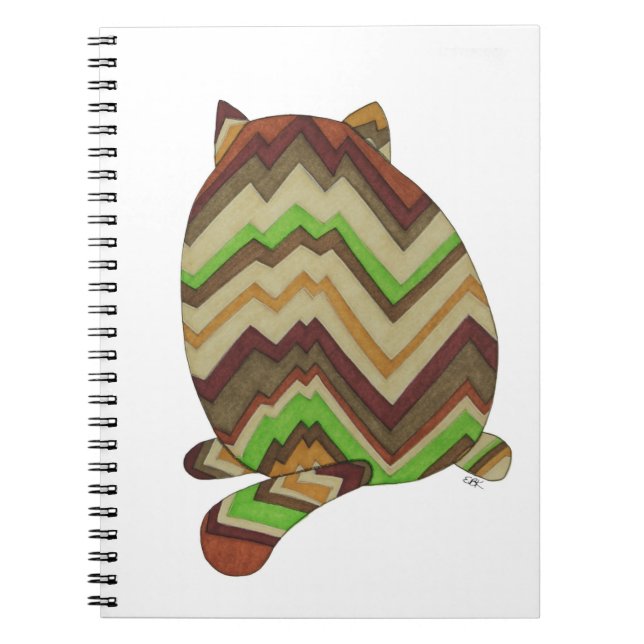 Fat Cat Back Notebook (Front)