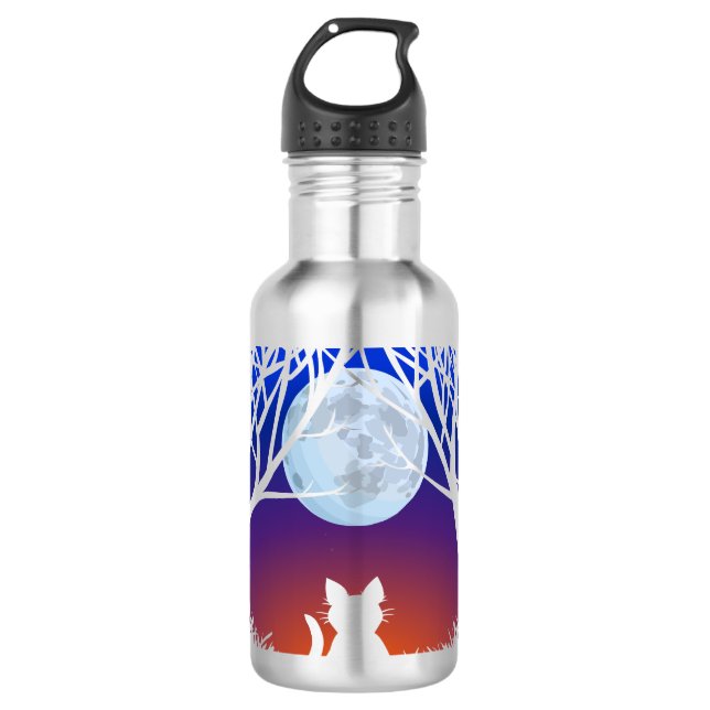 Fat Cat Cat Lover Sport Bottles (Front)