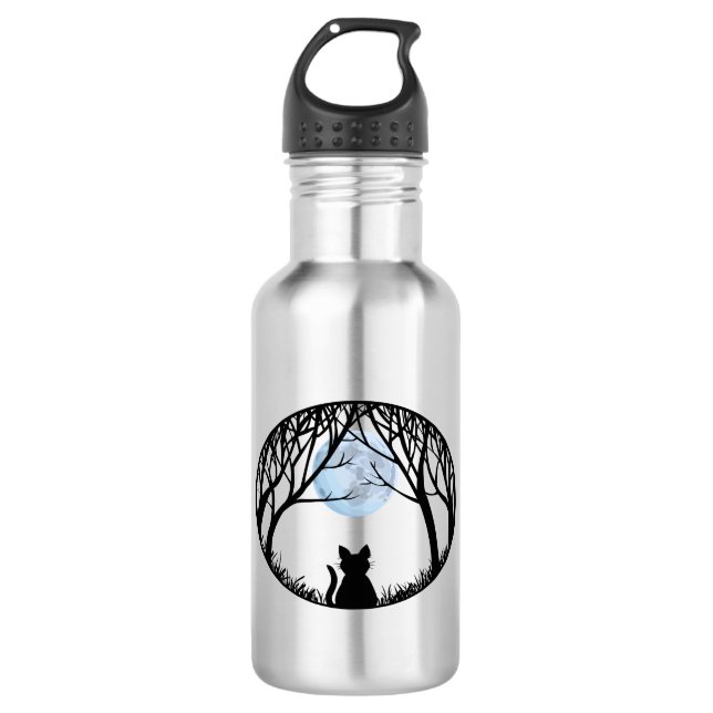 Fat Cat Cat Lover Sport Bottles (Front)