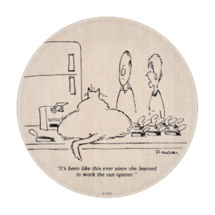 Fat Cat Cutting Board