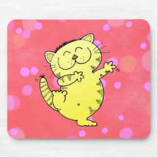 Fat Cat Dance Mouse Mat