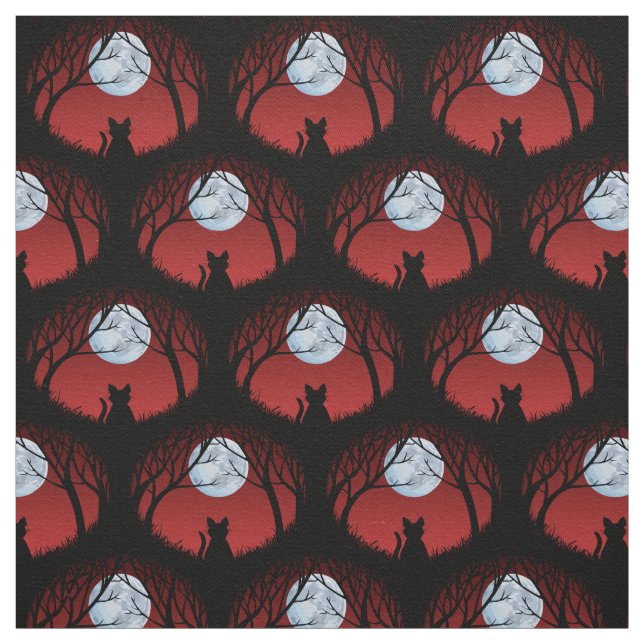 Fat Cat Fabric Cat Lover Fabric Cat Pattern Fabric (Swatch)