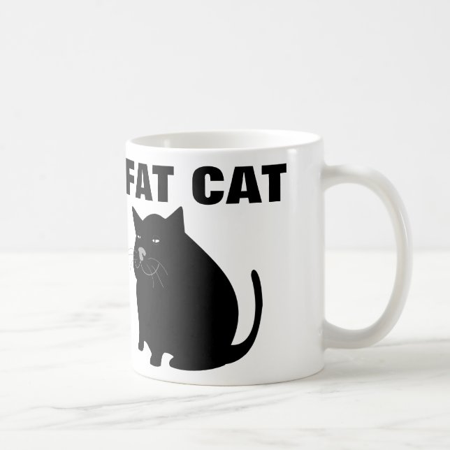 FAT CAT Funny Coffee mug (Right)