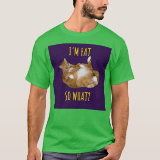 FAT CAT Funny graphic T-Shirt