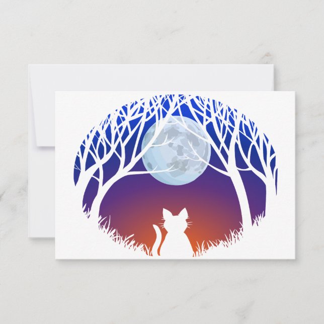 Fat Cat Invitations Personalised Cat Lover Card (Front)