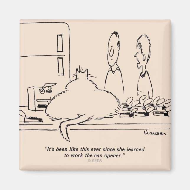 Fat Cat Magnet (Front)