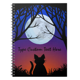 Fat Cat Notebook Personalised Cute Cat Notebook
