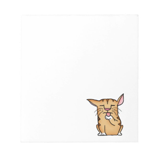 Fat Cat Notepad (Front)