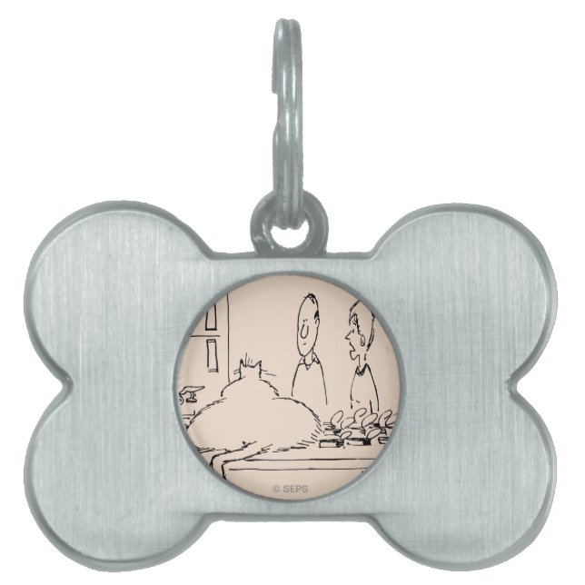 Fat Cat Pet ID Tag (Front)