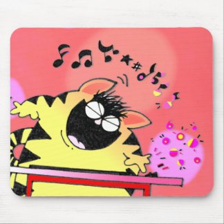 Fat Cat Play Keyboard Mouse Mat