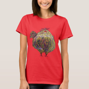 Fat Chicken with Beret Wants to go to Provence T-Shirt