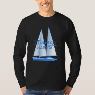Fat Deer Key Florida Coastal Nautical Sailing Sail T-Shirt