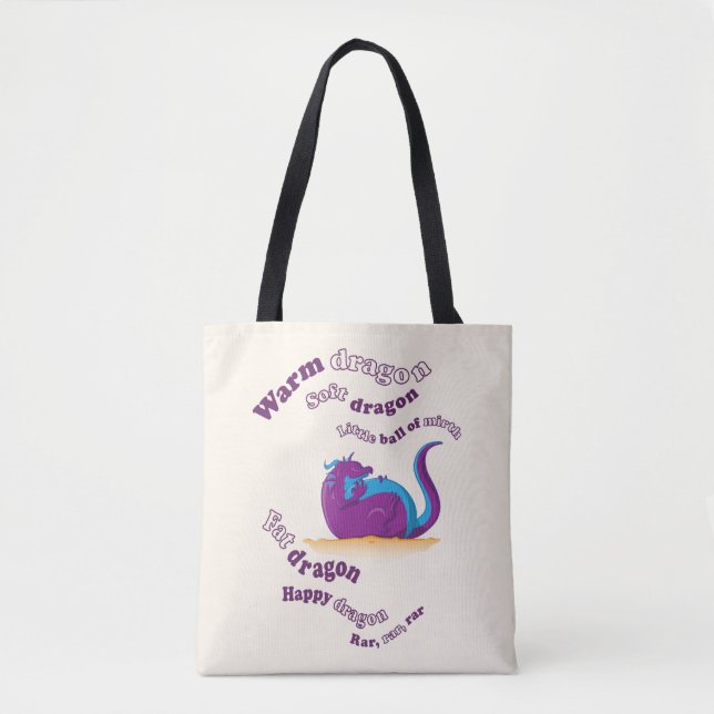 Fat Dragon Tote Bag (Front)