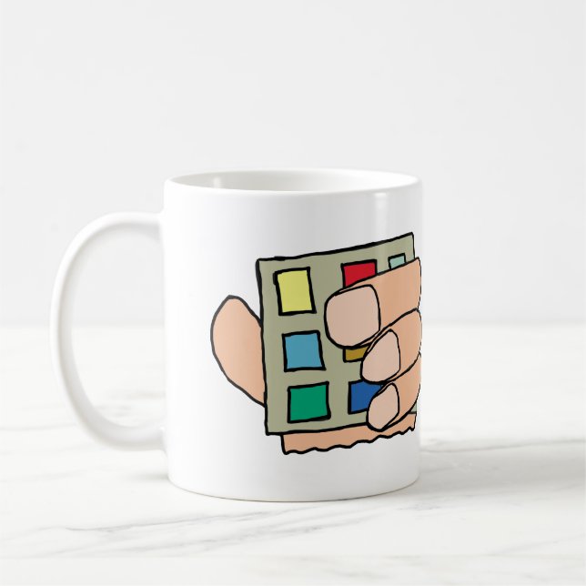 Fat Finger Coffee Mug (Left)