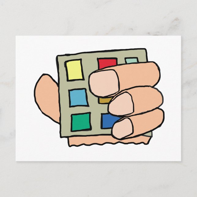 Fat Finger Postcard (Front)