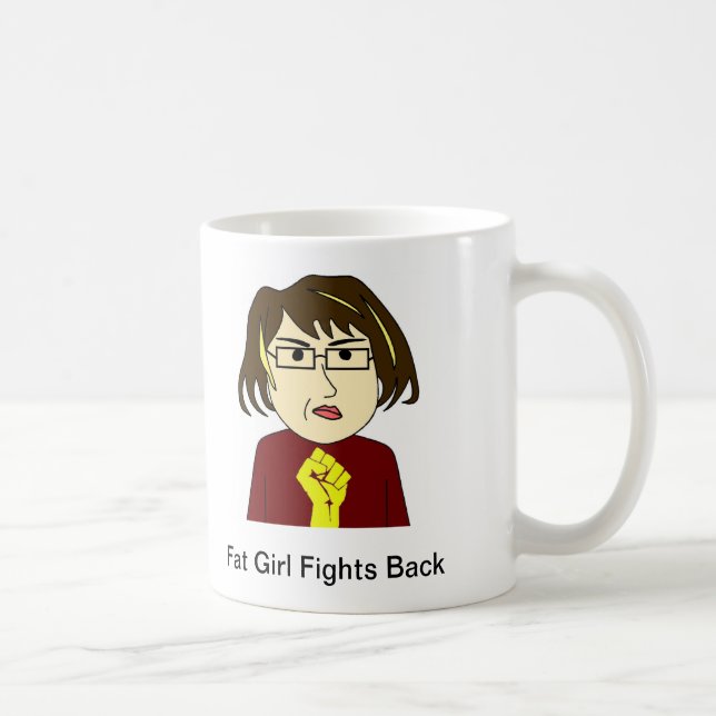 Fat Girl Fights Back Mug (Right)