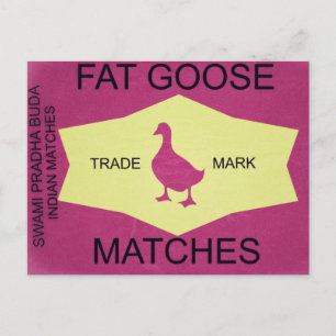 FAT GOOSE POSTCARD
