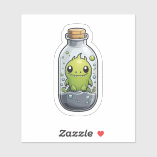 Fat Green Monster in a Jar