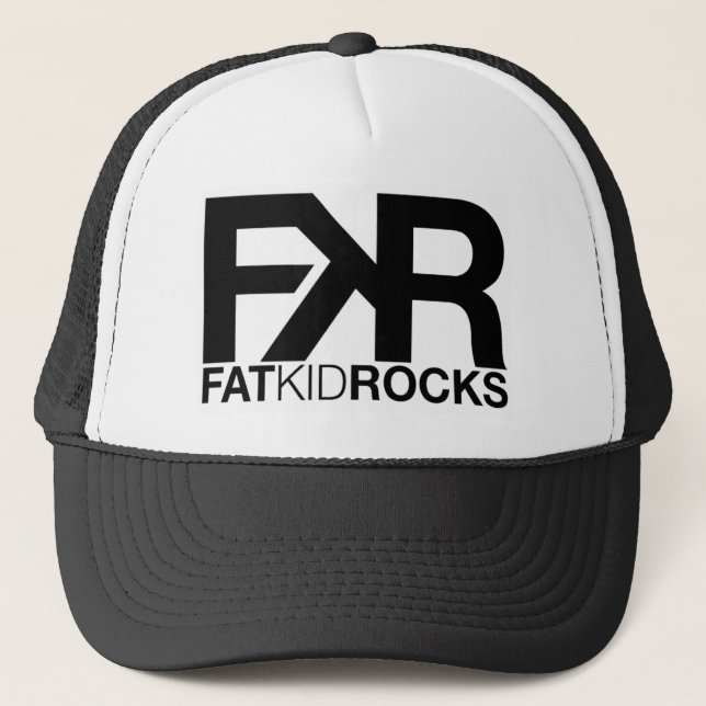 Fat Kid Rocks Trucker Hat (Front)