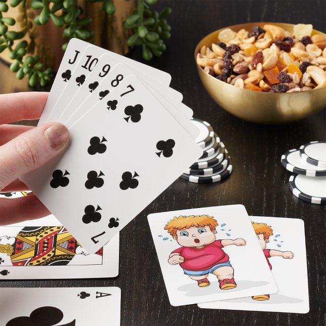 Fat Kid Running Playing Cards (Creator Uploaded)