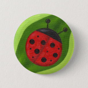 Fat Ladybug button
