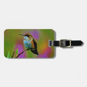 Fat little Hummingbird Luggage Tag