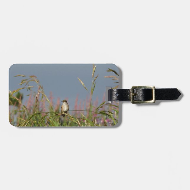 Fat little Hummingbird Luggage Tag (Front Horizontal)