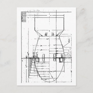 Fat Man atomic bomb Postcard