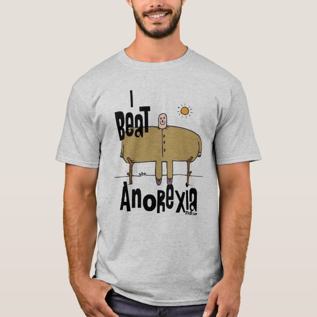 Fat Man Humour  T-Shirt (Front)