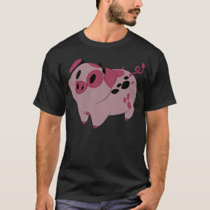 Fat Nugget Hotel Cute Pig Haz lucifer T-Shirt
