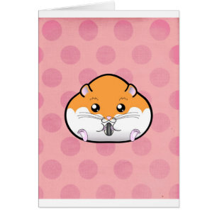 Fat Orange White Syrian Hamster