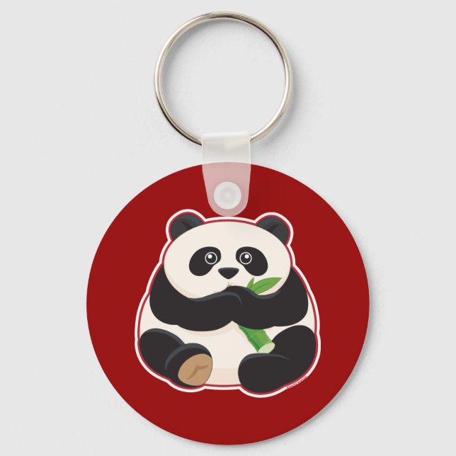 Fat Panda Key Ring (Front)