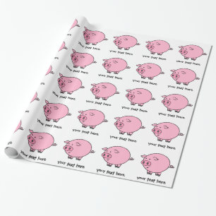 Fat Pig Wrapping Paper