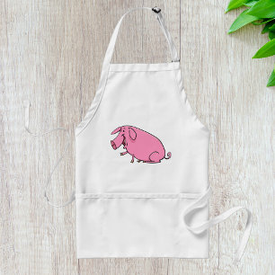 Fat Pink Pig Standard Apron