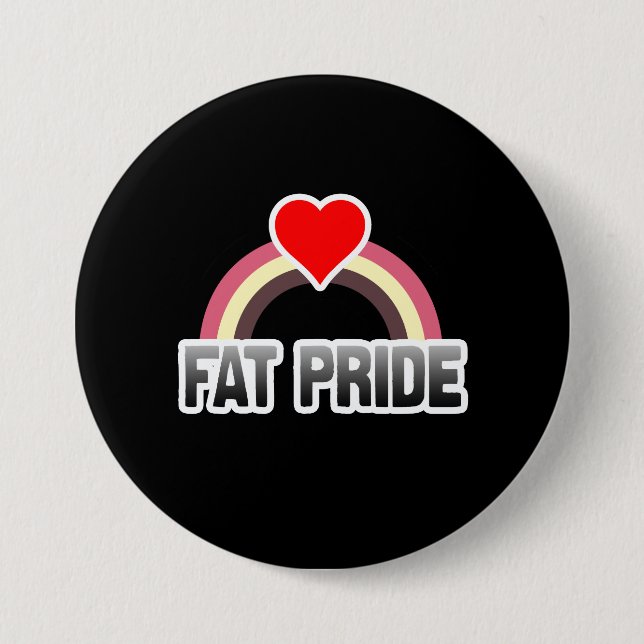 Fat Pride 7.5 Cm Round Badge (Front)