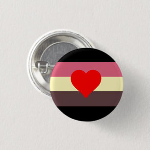 Fat Pride Flag 3 Cm Round Badge