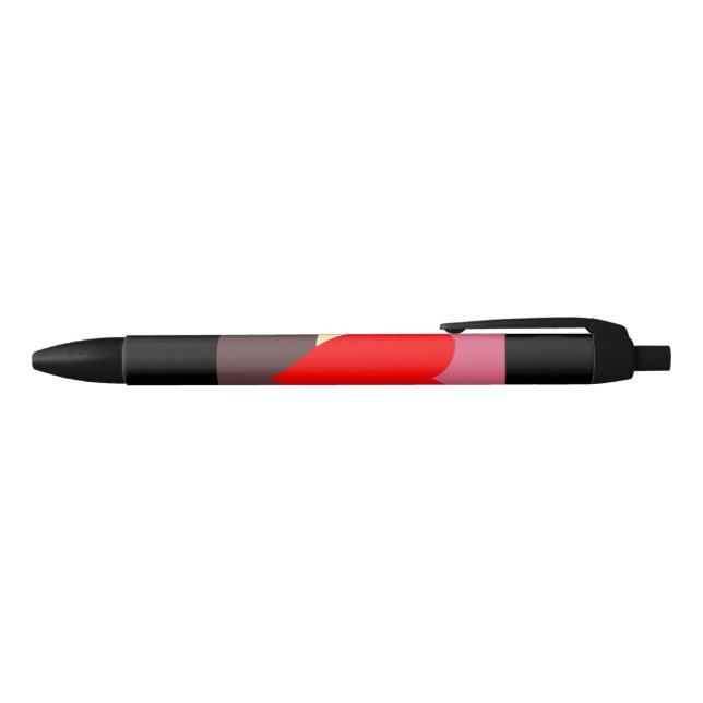 Fat Pride Flag Black Ink Pen (Top)