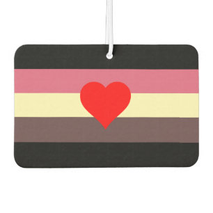 Fat Pride Flag Car Air Freshener