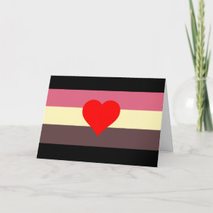 Fat Pride Flag Card