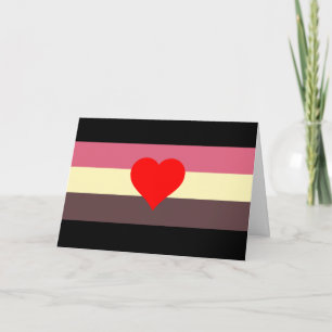 Fat Pride Flag Holiday Card