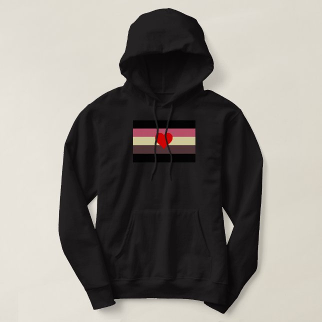 Fat Pride Flag Hoodie (Design Front)