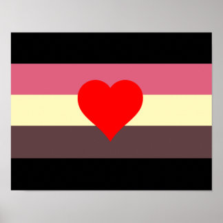 Fat Pride Flag Poster