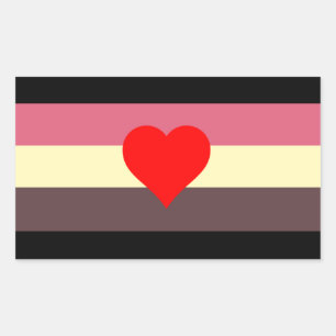 Fat Pride Flag Rectangular Sticker