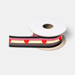 Fat Pride Flag Satin Ribbon